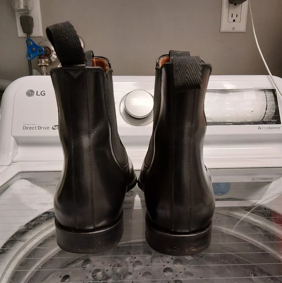 Adres Sendra Black Leather Chelsea Boots - Picture 3 of 12